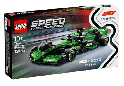 Lego Speed Champions 77247 KICK Sauber F1® Team C44 Race Car 2025 259pcs Building Blocks