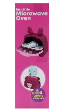 KidShop Cozy & Lovely Miniature My Little Microwave Oven Playset