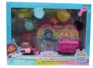Gabby's Doll House Kitty Narwhal's Carnival Room Playset