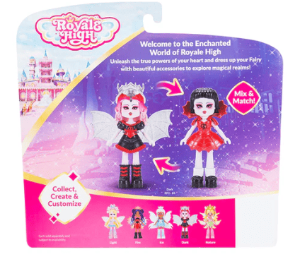 Royale High Series 1 Dark Fairy 7pcs Mix & Match Fashions