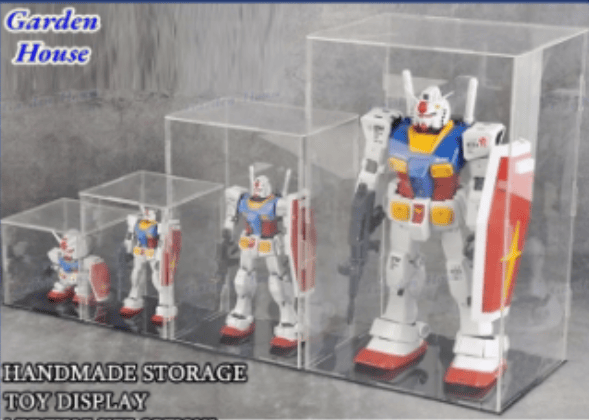 Transparent acrylic display box small 10*10*10CM 8pcs